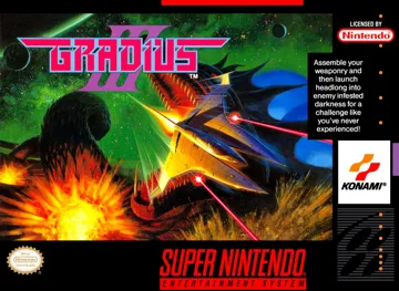 Gradius III (USA) box cover front